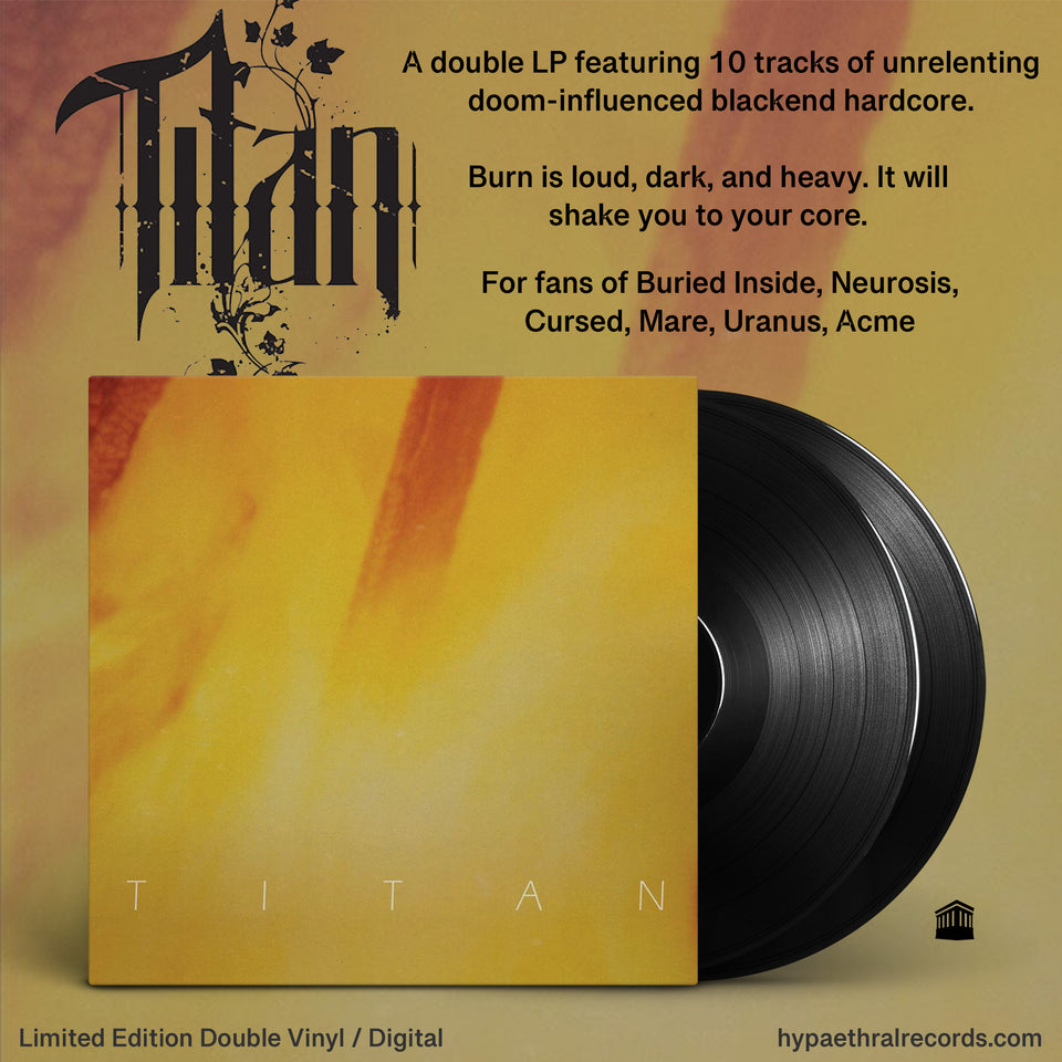 Titan - Burn 2xLP on Black Vinyl
